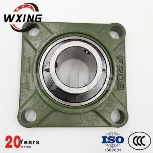 農業の製造工場のピローブロックベアリング。