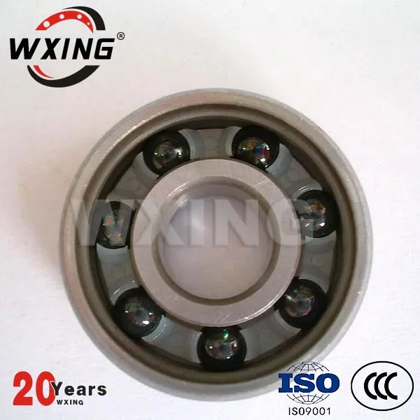 ZrO2 Si3N4ハイブリッドセラミック608スケートボードとローラーシューズ用ベアリング