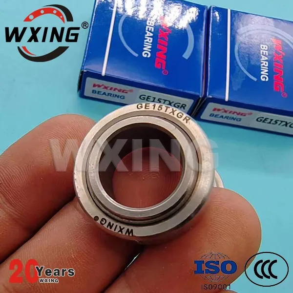 GE15TXGR ジョイント ベアリング ラジアル球面プレーン ベアリング メンテナンス フリー サイズ 15x26x12 mm