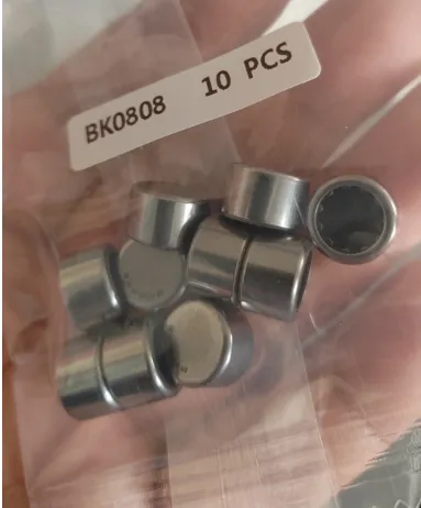 BK0808 シェル型ニードルローラーベアリング クローズドエンド